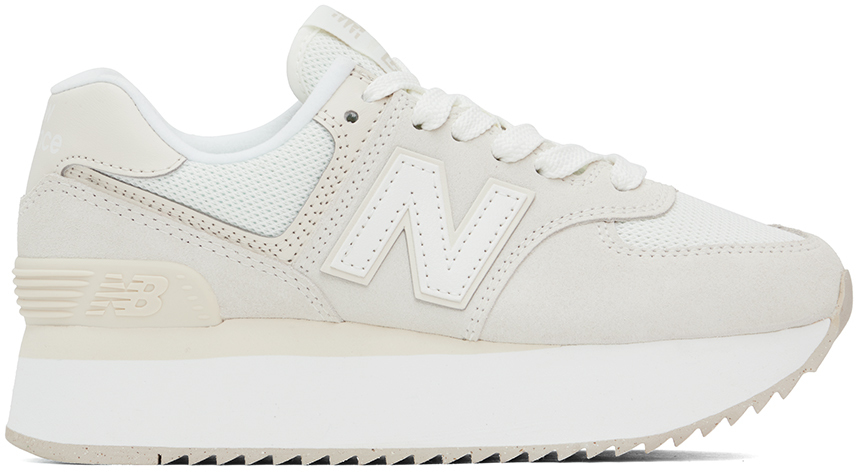 New Balance 574z Platform Sneakers In White | ModeSens