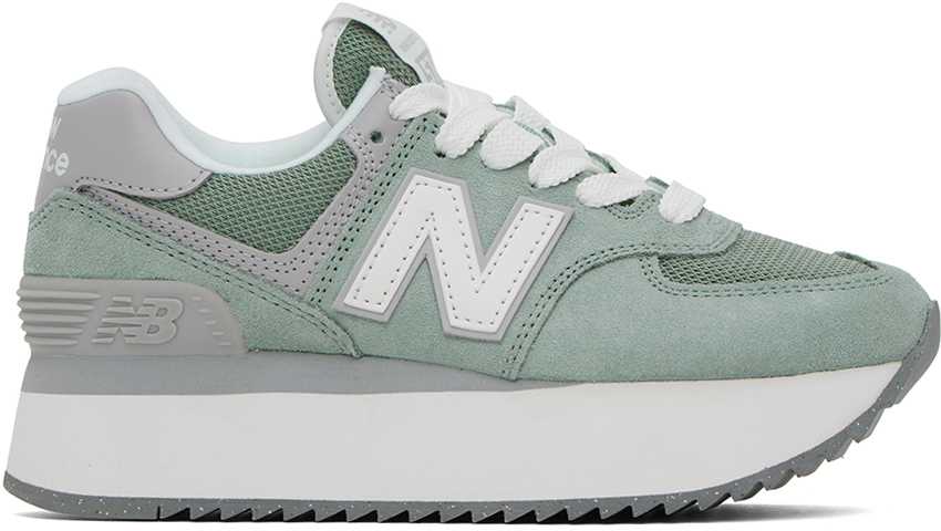 Green 574+ Sneakers by New Balance on Sale