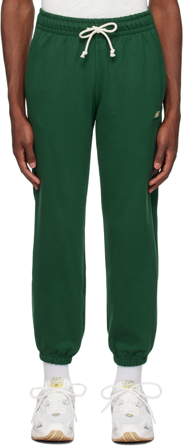 New Balance Green Athletics Remastered Sweatpants In Nightwatch Green