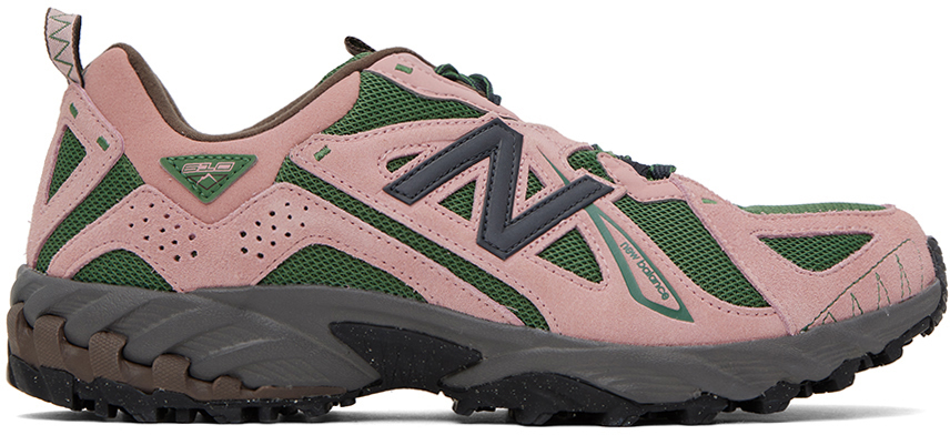 New Balance Pink & Green 610v1 Sneakers In Pink Moon/nori