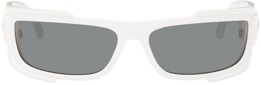 White Wraparound Sunglasses