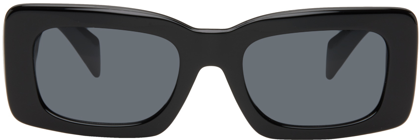 Versace Black Endless Greca Sunglasses