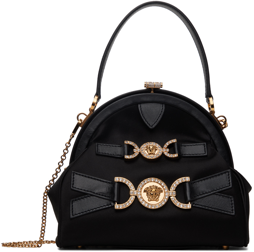 Versace Black Crystal Medusa '95 Bag