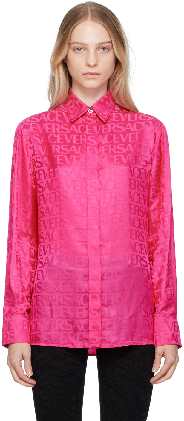 Versace Goddess Printed T-Shirt w/ Pin Detail | Smart Closet