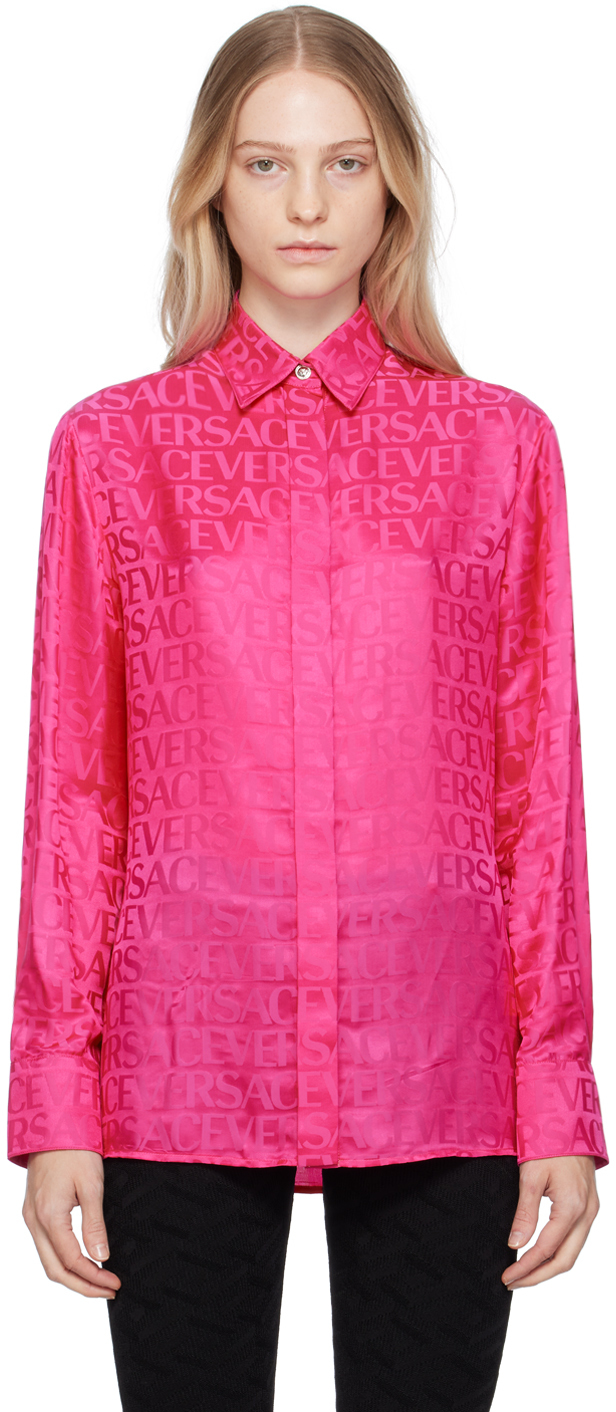 Versace Allover Silk Shirt