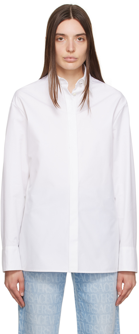 Versace: White Medusa Shirt | SSENSE Canada