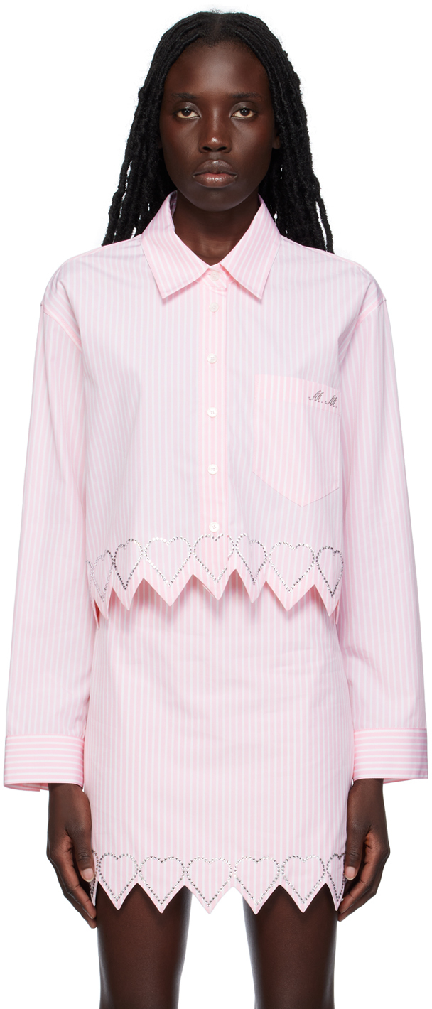 Pink Heart Trim Shirt