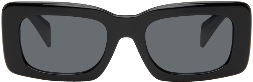 Versace Black Endless Greca Sunglasses