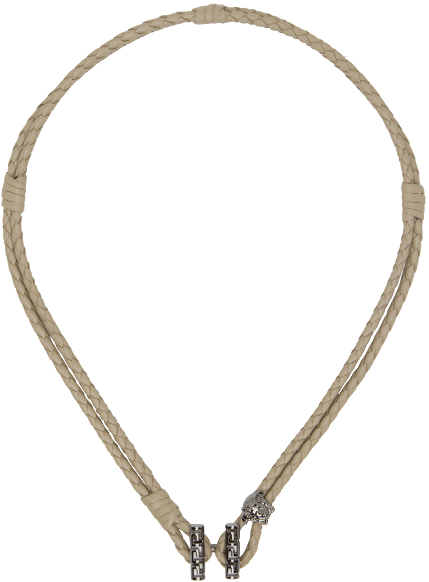 Taupe Medusa Necklace