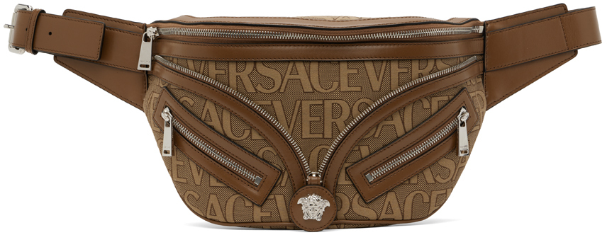 Shoulder Bag Versace Men Color Brown