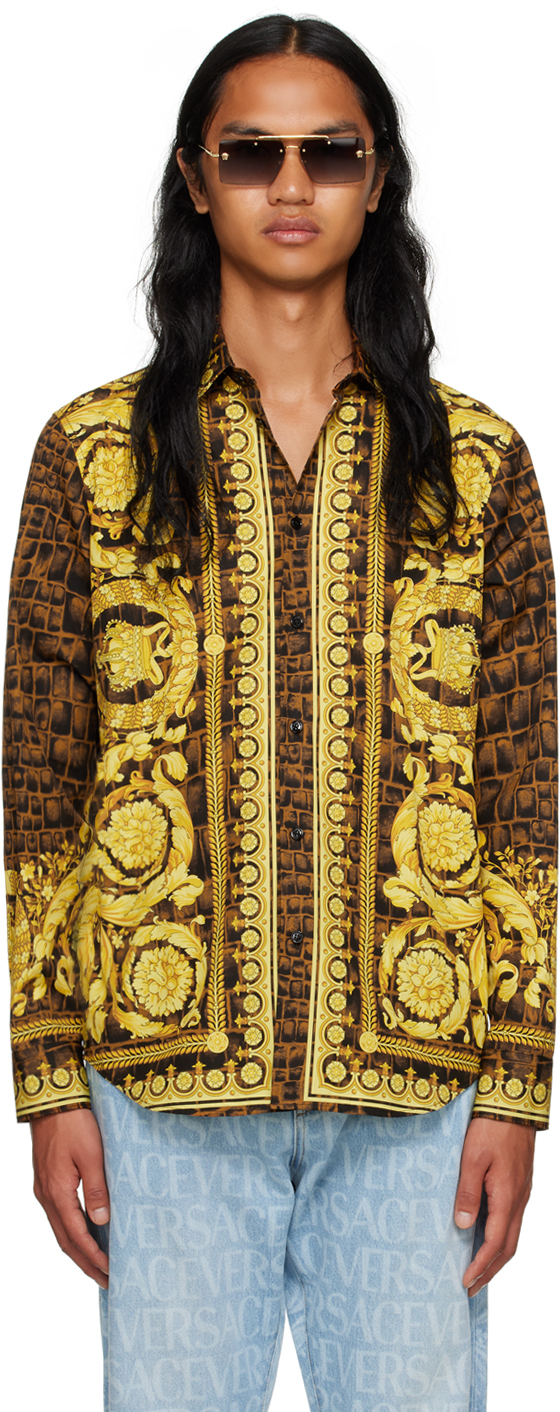 Versace shirts for Men | SSENSE