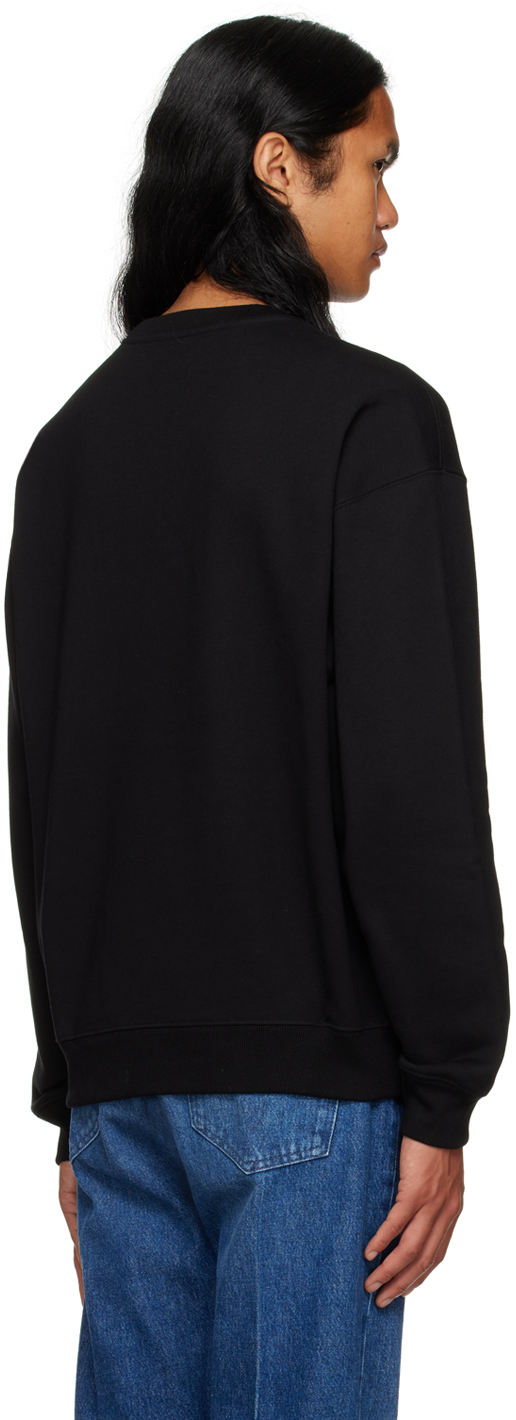 Versace Printed Cotton Crew-neck Sweatshirt In 2b510