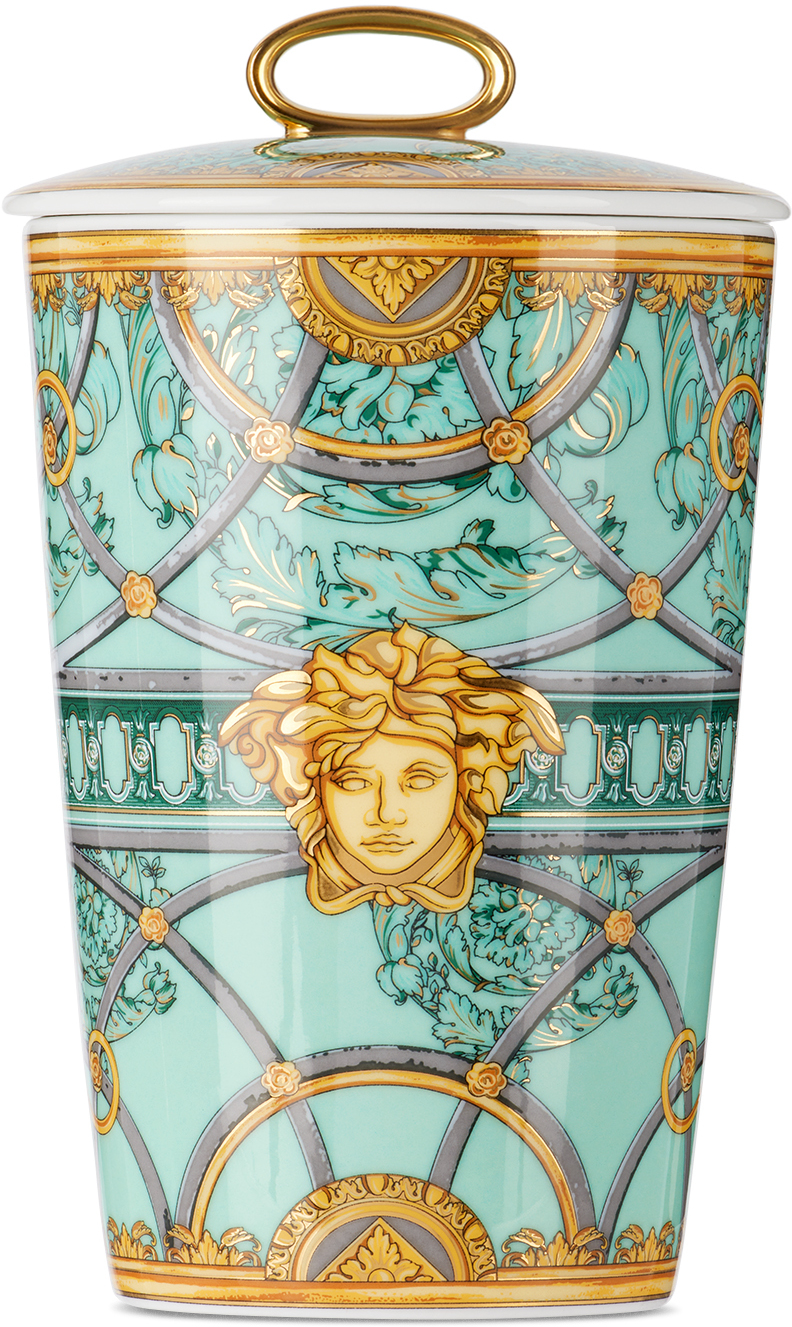 Versace Green Rosenthal 'la Scala Verde' Scented Candle