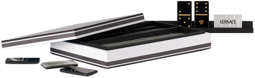 VERSACE BLACK BAROCCO DOMINO SET