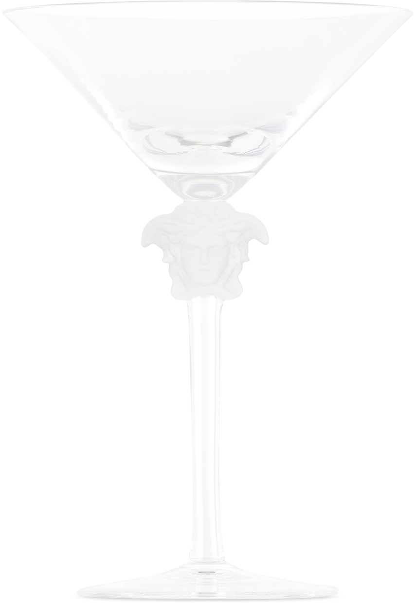 Versace Rosenthal Medusa Lumière Martini Glass In Medusa Lumiere D'or