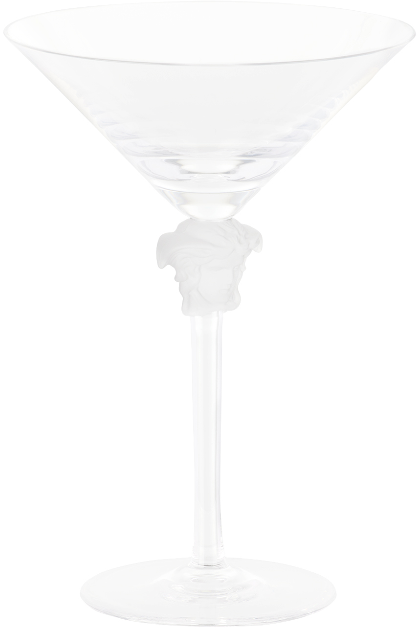 Versace Rosenthal Medusa Lumière Martini Glass In Medusa Lumiere D'or