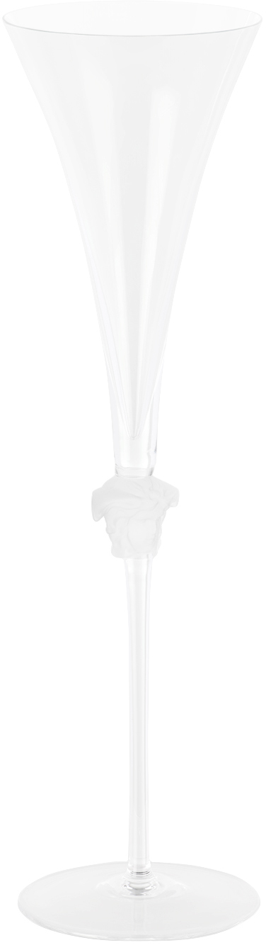 Versace Rosenthal Medusa Lumière Champagne Flute In Medusa Lumiere D'or
