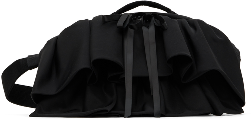 Simone Rocha: Black Ruffled Bag | SSENSE