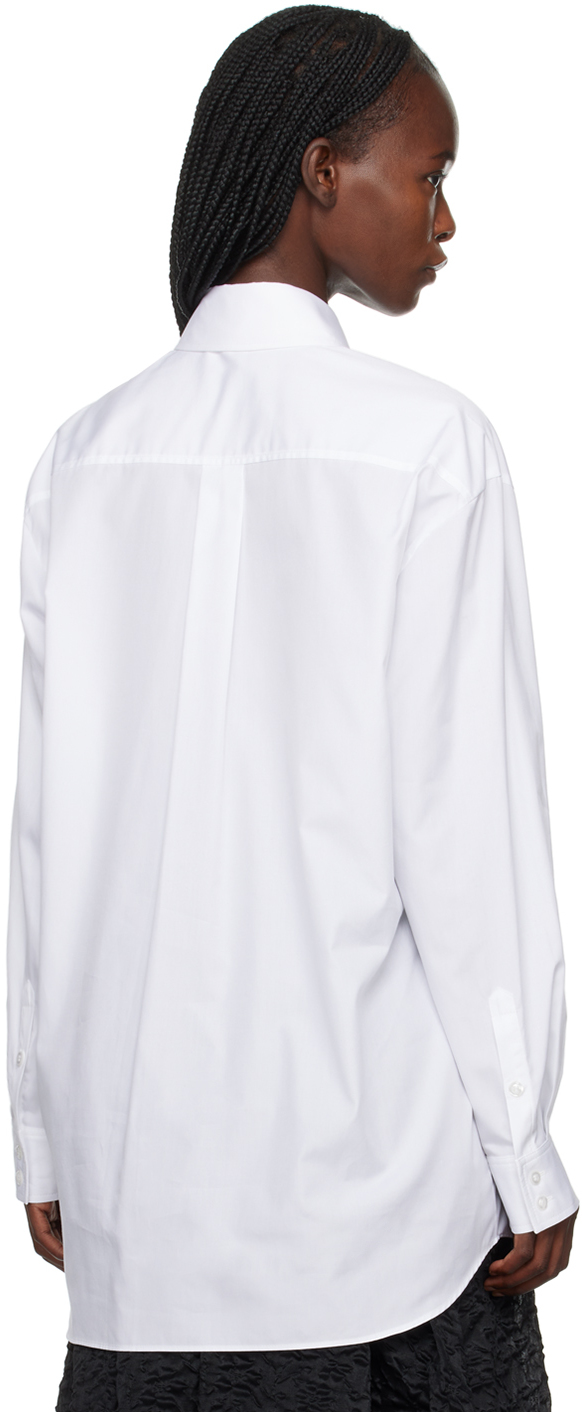 Simone Rocha White Button Shirt In White
