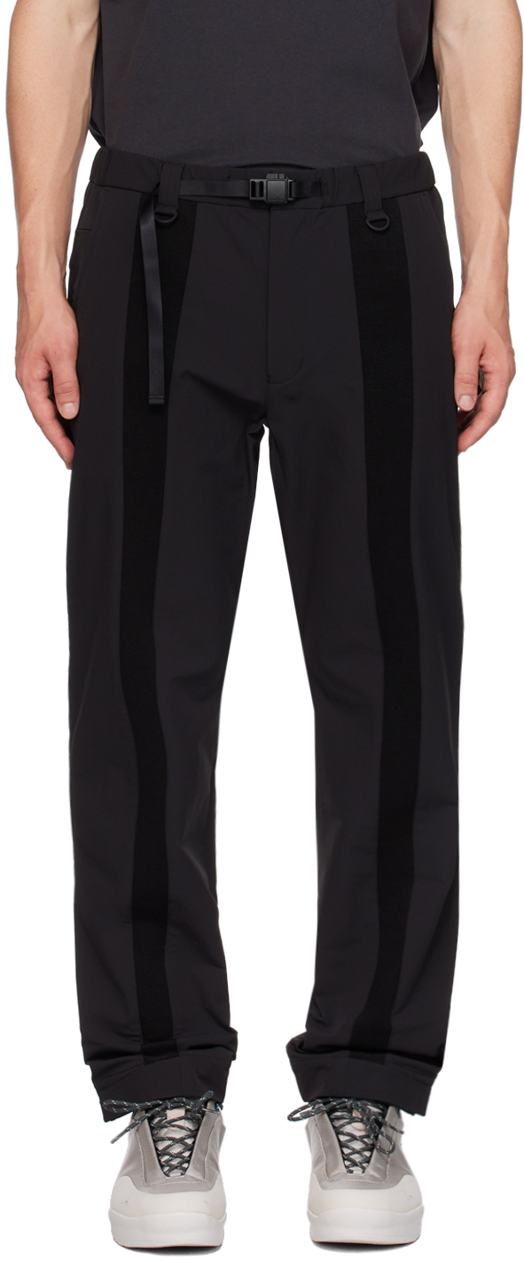 White Mountaineering Black Easy Trousers