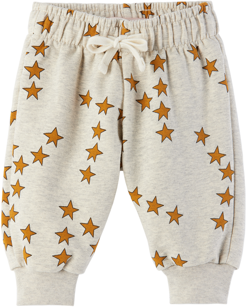 Baby Gray Tiny Stars Sweatpants