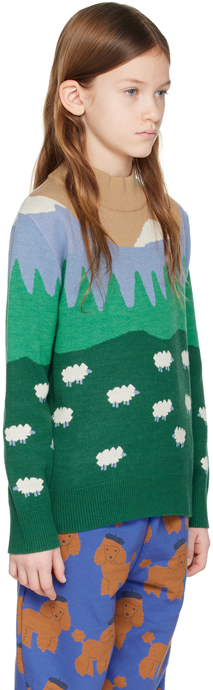 Tinycottons Kids Multicolor Chamonix Sweater In Multicolour