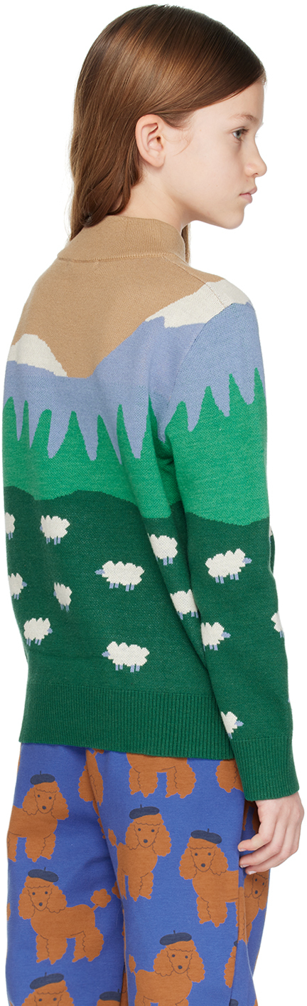 Tinycottons Kids Multicolor Chamonix Sweater In Multicolour
