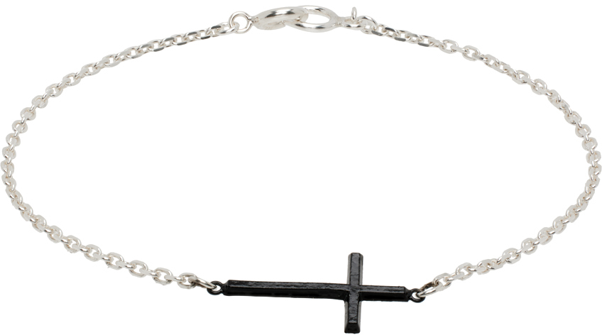 Undercover Silver Cross Bracelet