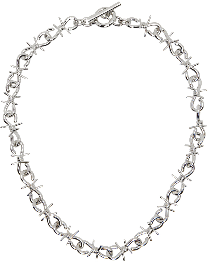 UNDERCOVER: Silver Cable Chain Necklace | SSENSE