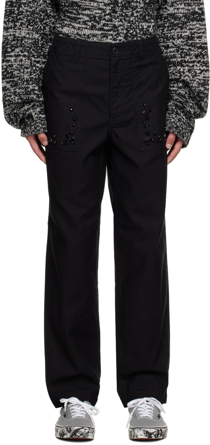Undercover Black Beaded Trousers