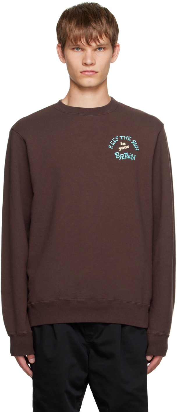 Undercover Brown Printed Sweatshirt