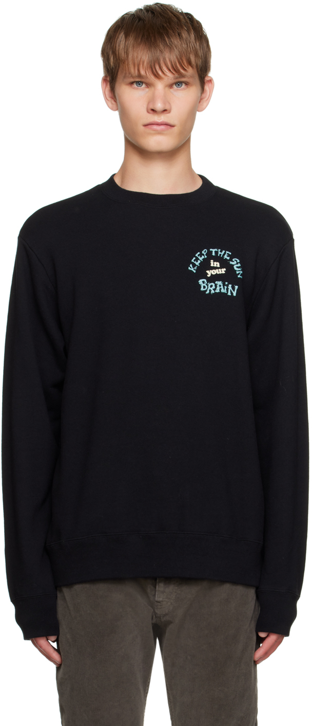 Shop Undercover Black Printed Sweatshirt