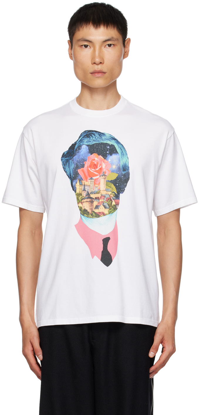 UNDERCOVER WHITE PRINTED T-SHIRT