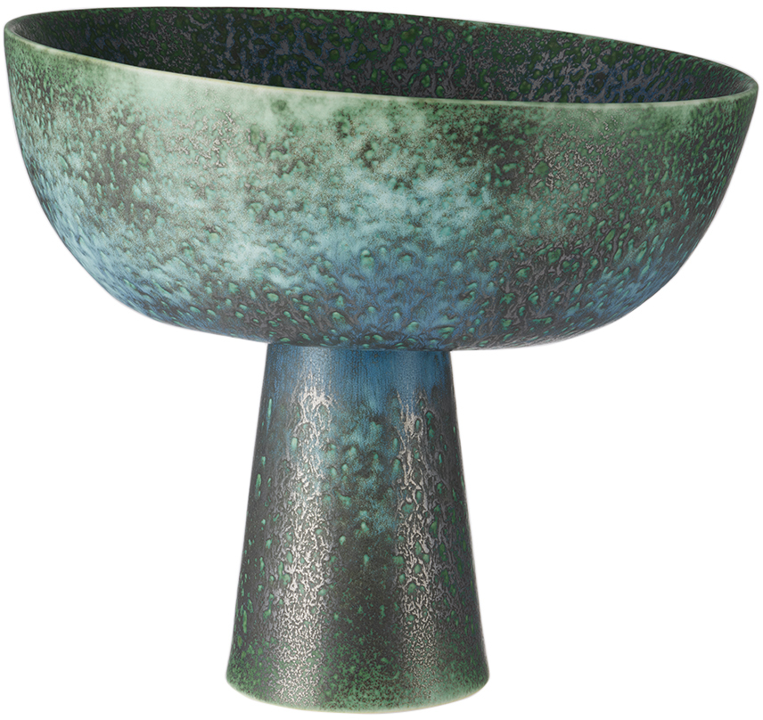 L'objet Bronze Medium Terra Bowl On Stand In Bronze