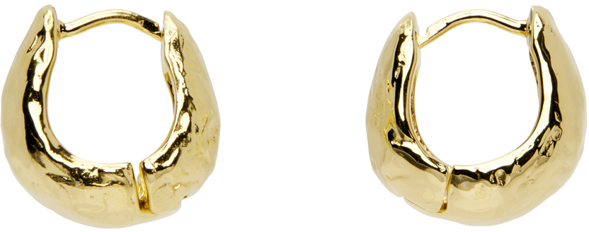 Mondo Mondo Gold Cosmopolitan Earrings In 18k Gold Vermeil