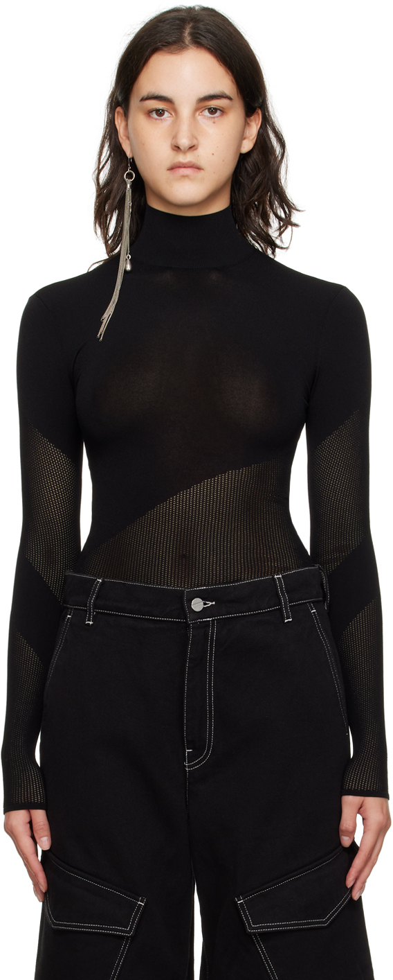Black Helix Sweater