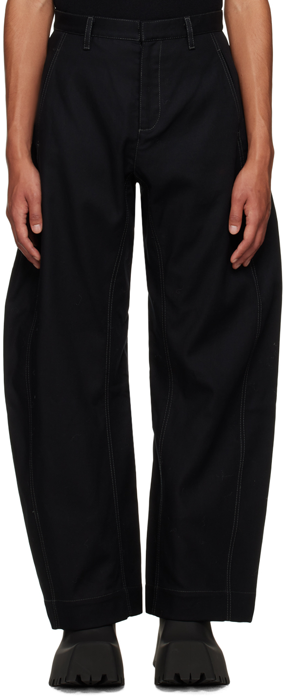 Black Arch Trousers