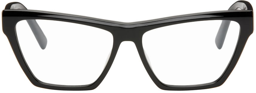 Shop Saint Laurent Black Sl M103 Glasses In 001 Black