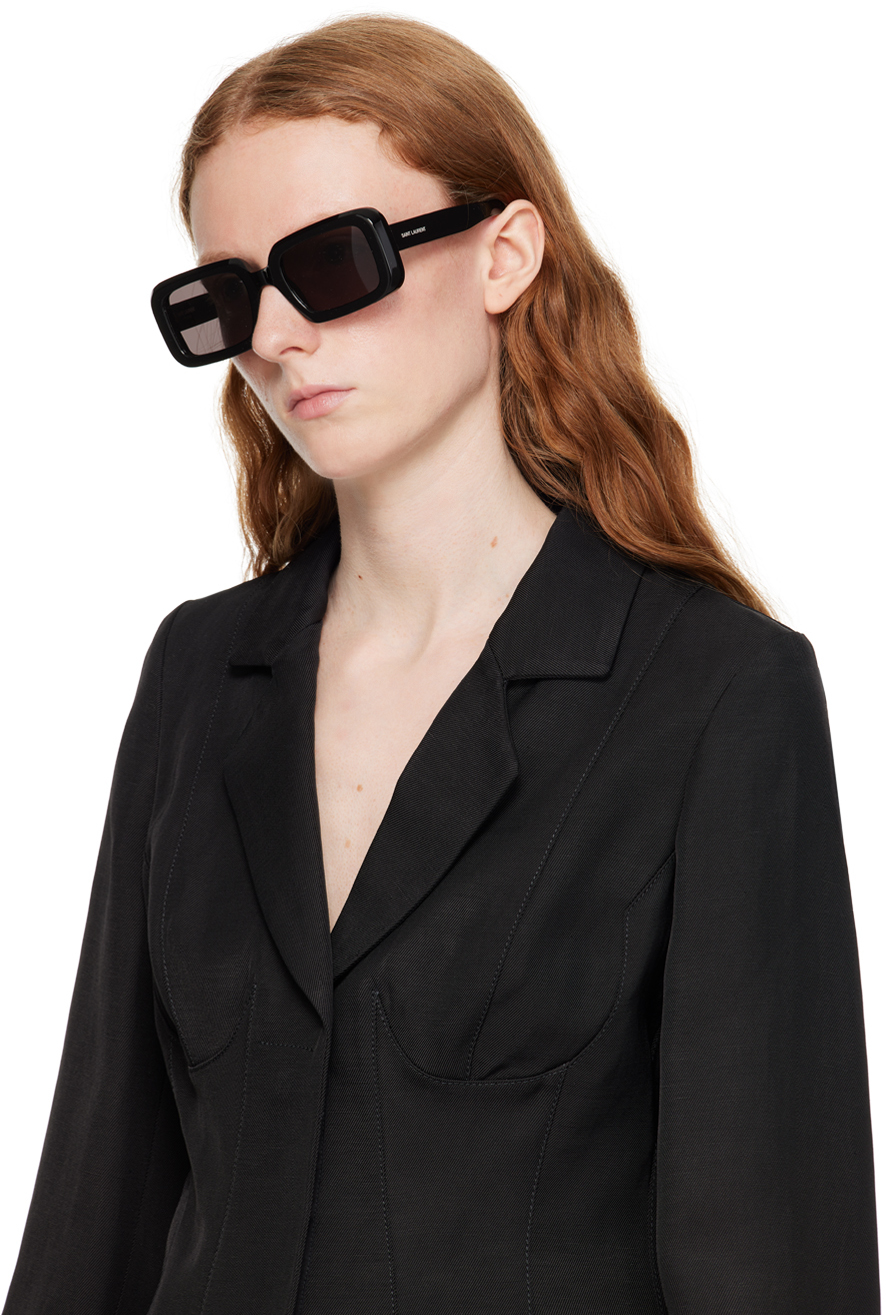 Saint Laurent Black SL 534 Sunrise Sunglasses | Smart Closet