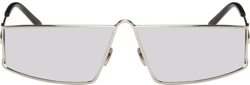 SSENSE Exclusive Silver SL 606 Sunglasses