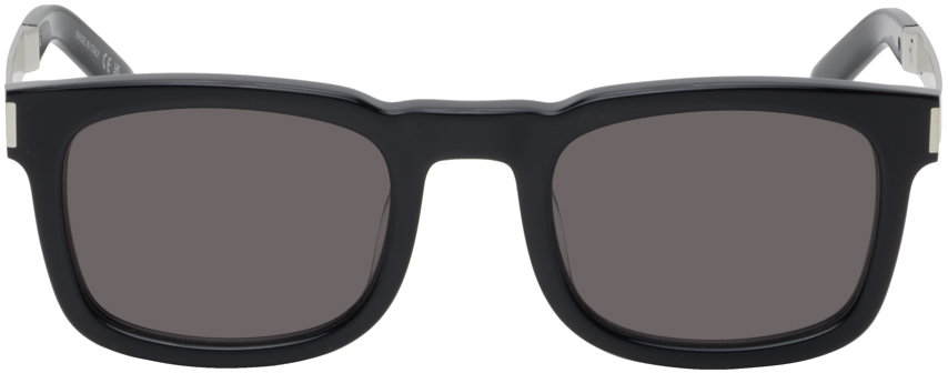 Saint Laurent Sl 581 Square-frame Sunglasses In Black