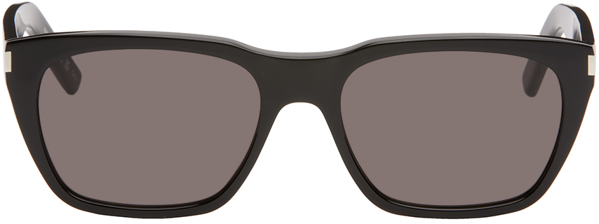 Shop Saint Laurent Black Sl 598 Sunglasses In Black-black-black