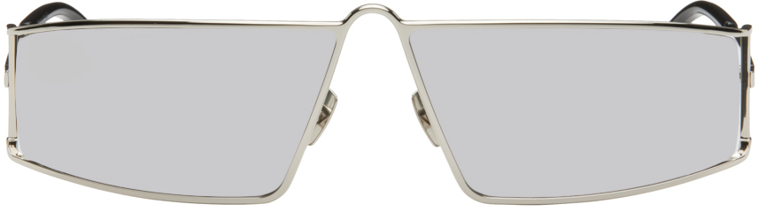 SSENSE Exclusive Silver SL 606 Sunglasses