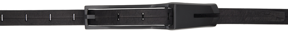 Julius Black Leather Belt