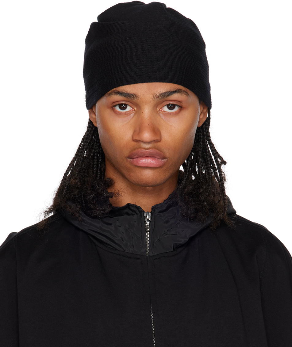 SSENSE Exclusive Black Knotted Beanie