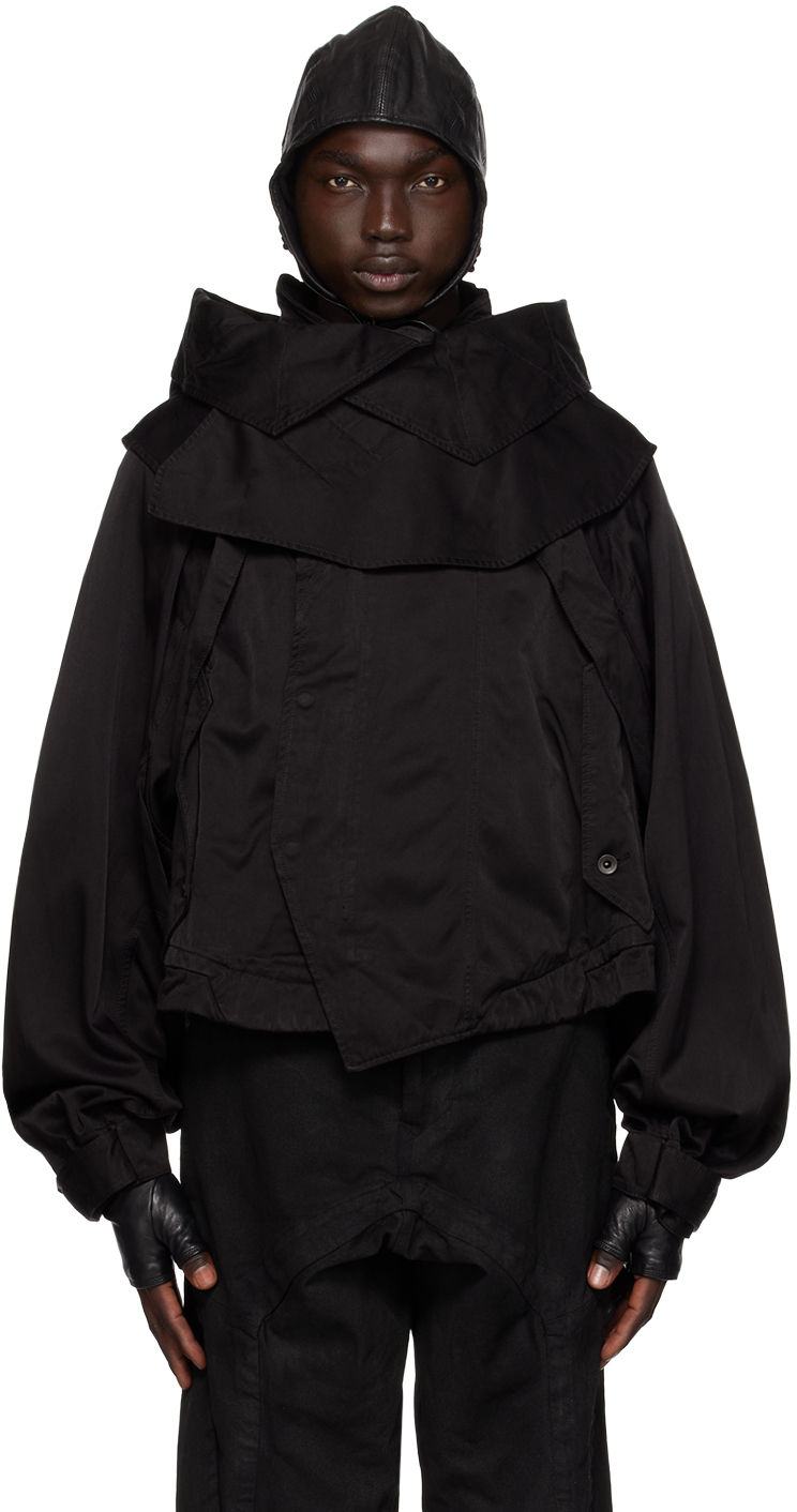 Black Hooded Jacket