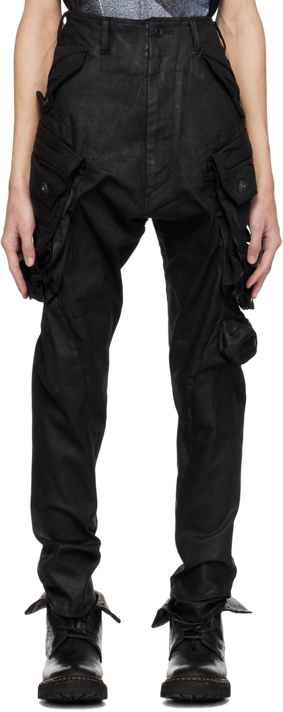 Nahmias Blue Snap Cargo Pants, $255, SSENSE