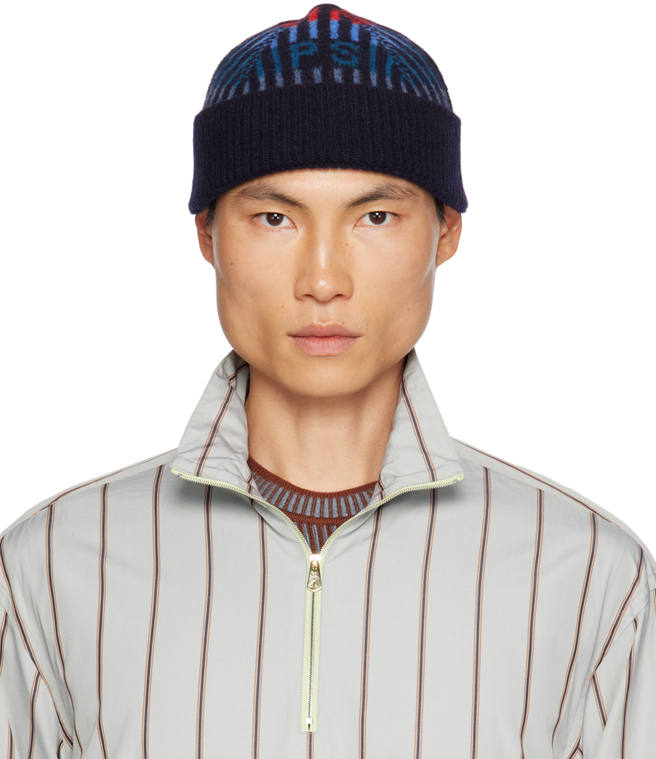 Multicolor 'PS' Beanie by PS by Paul Smith on Sale