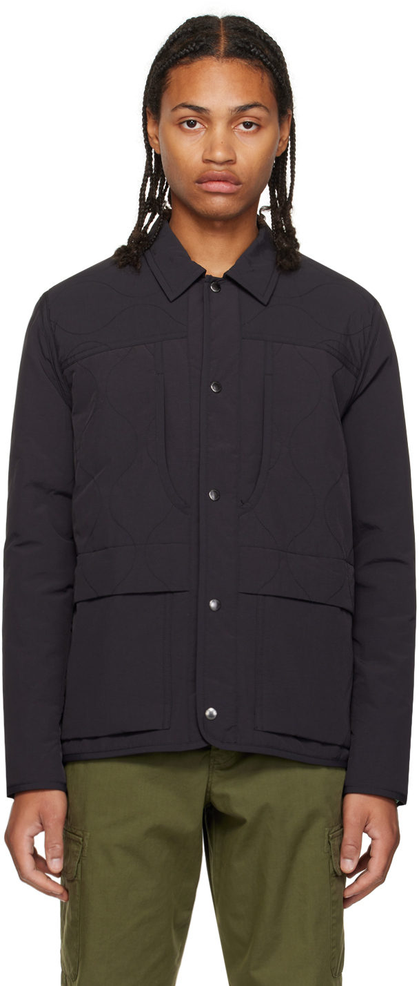 Ps By Paul Smith Black Padded Jacket In 79 Blacks