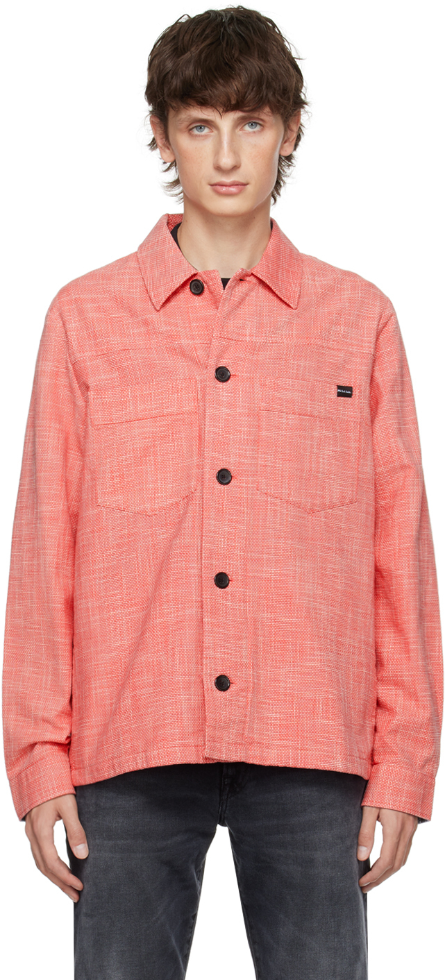 Ps By Paul Smith Red Pocket Shirt In 25 Reds